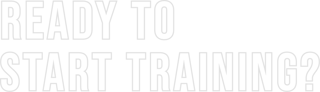 Ready to start training?